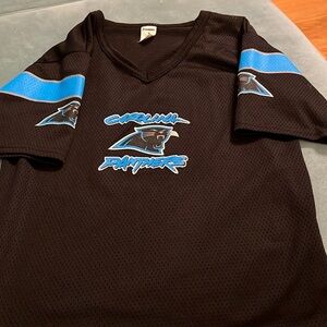 Franklin Kids Size Medium - Black mesh Carolina Panthers jersey